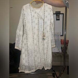 White large nikkah dress